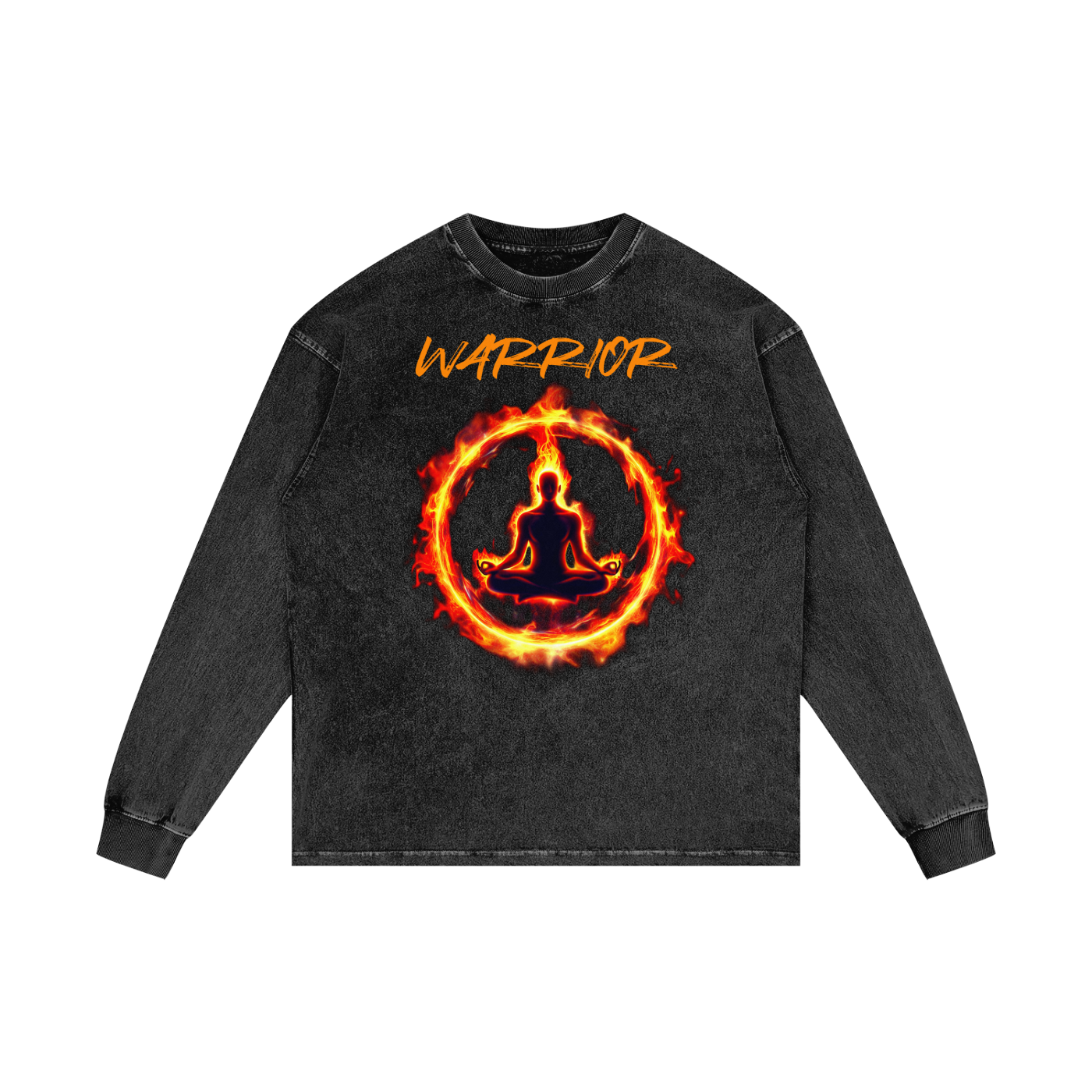 Acid Wash Oversize Long Sleeve T-Shirt