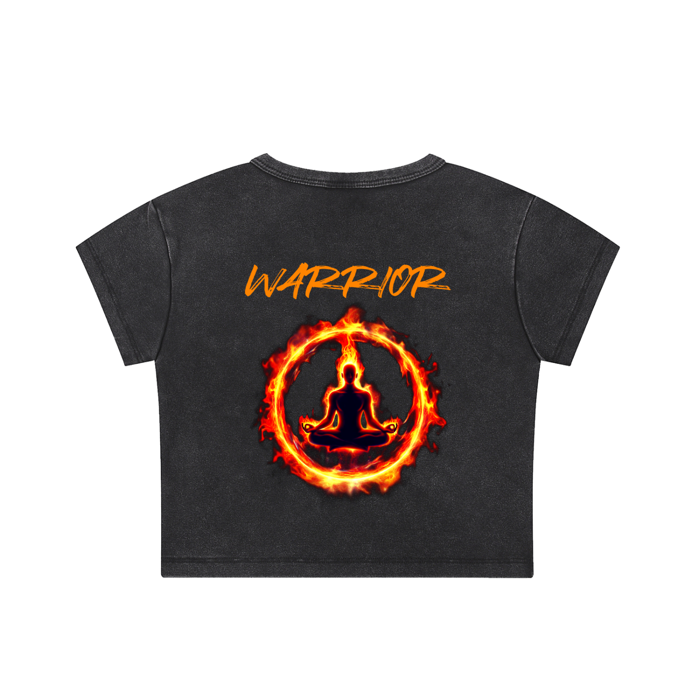 Women's snow Washed Crop Top