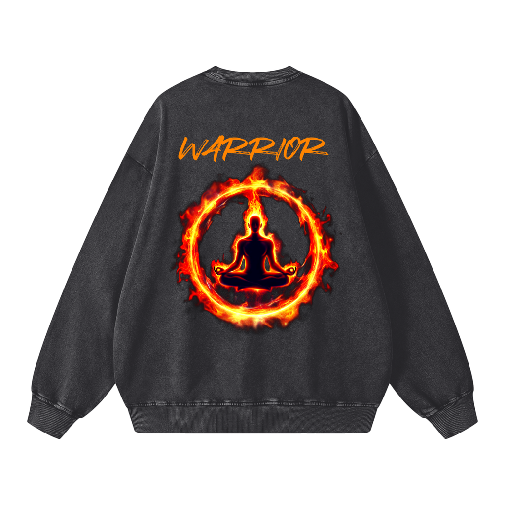 Snow Washed Oversized Sweatshirt