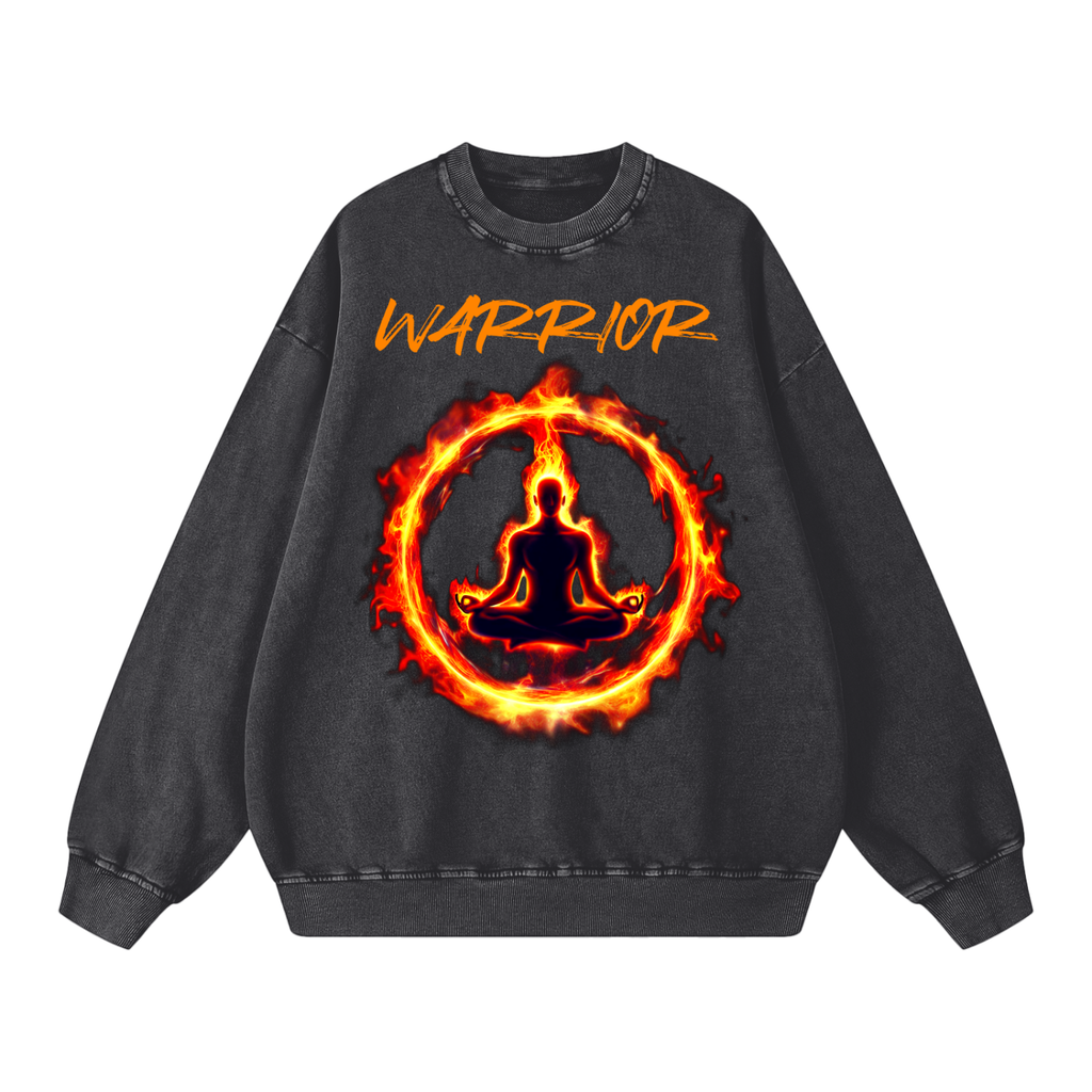 Snow Washed Oversized Sweatshirt