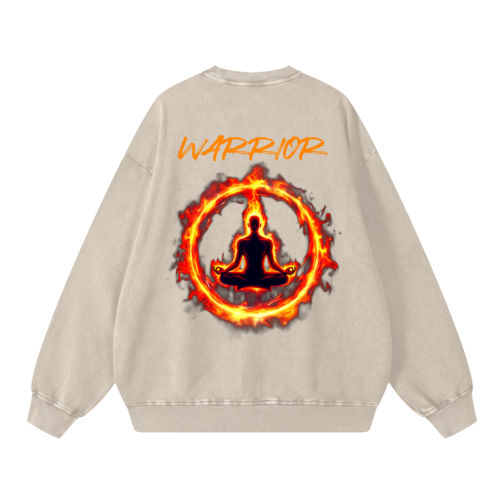 Snow Washed Oversized Sweatshirt