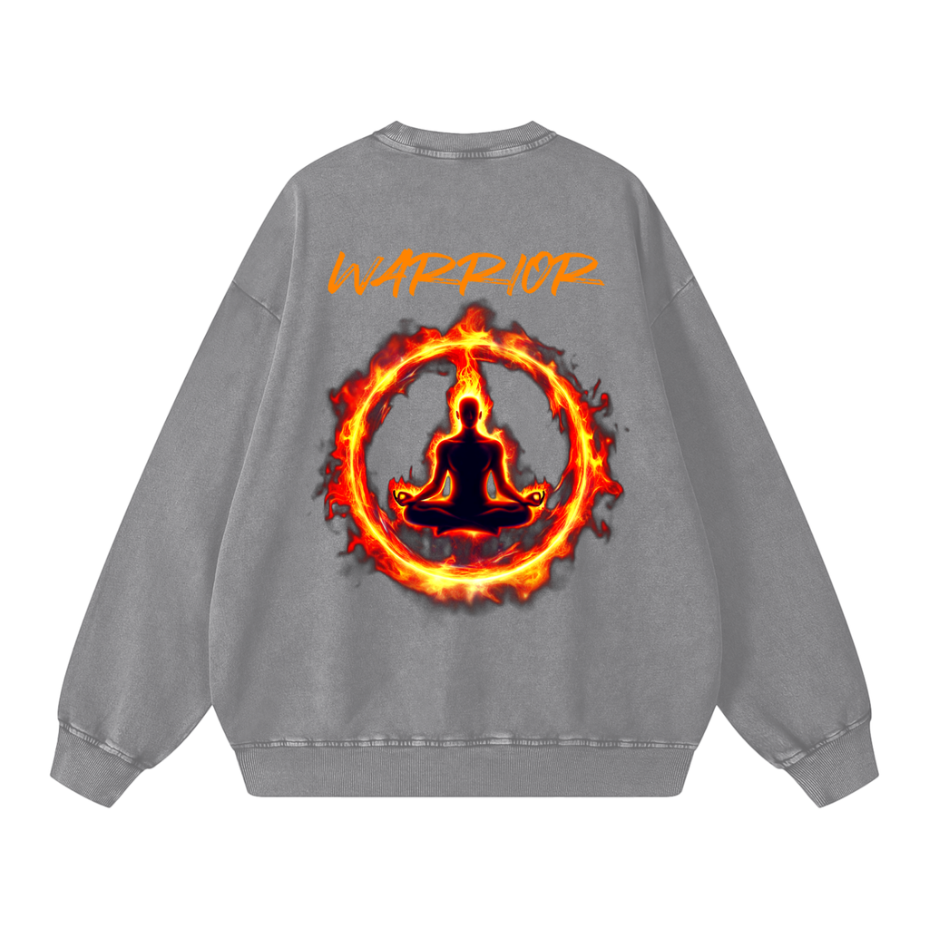 Snow Washed Oversized Sweatshirt