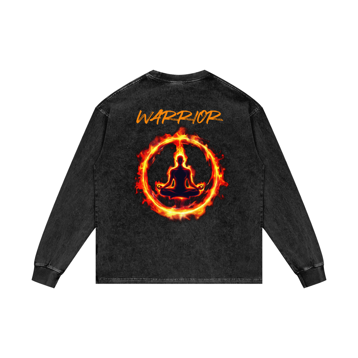 Acid Wash Oversize Long Sleeve T-Shirt